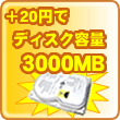 {QO~ŃfBXNe3000MB